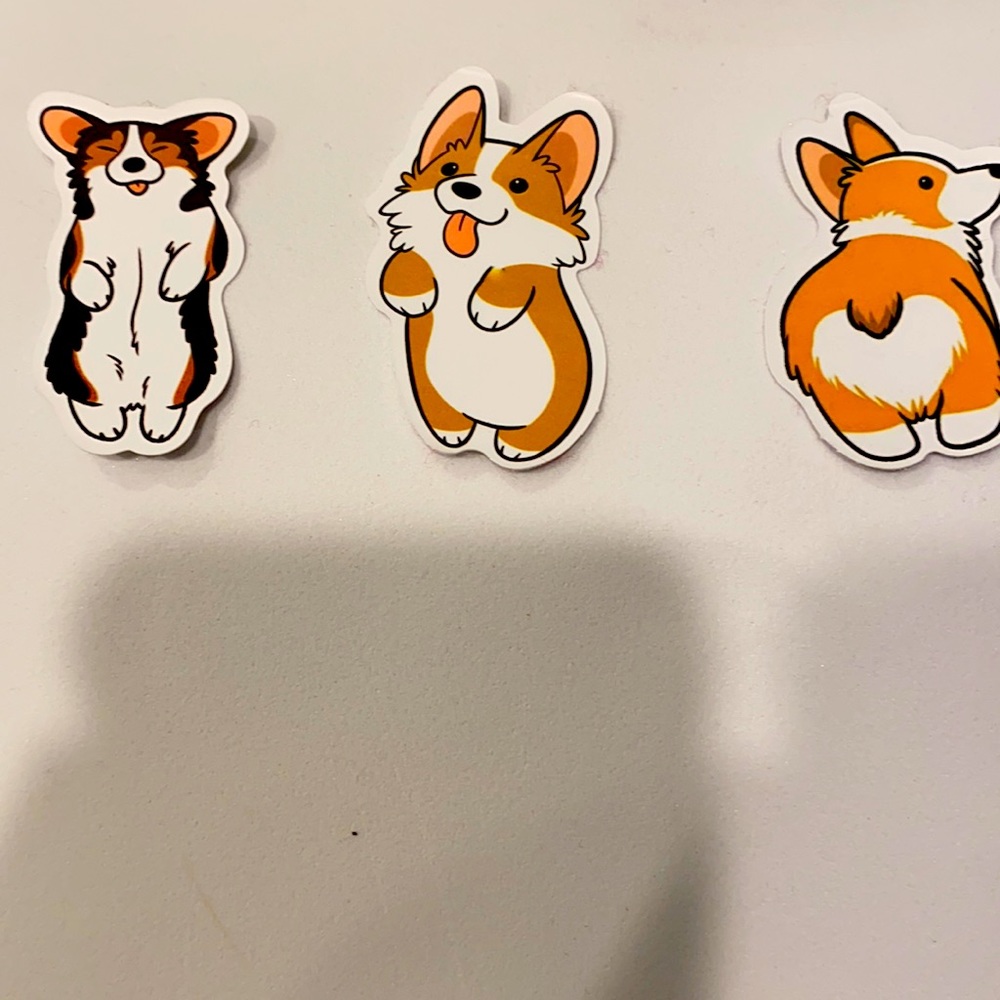 Corgi stickers